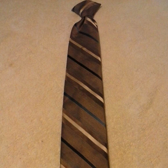 American Edition Vintage Gray/Green Clip On Tie - Picture 1 of 3